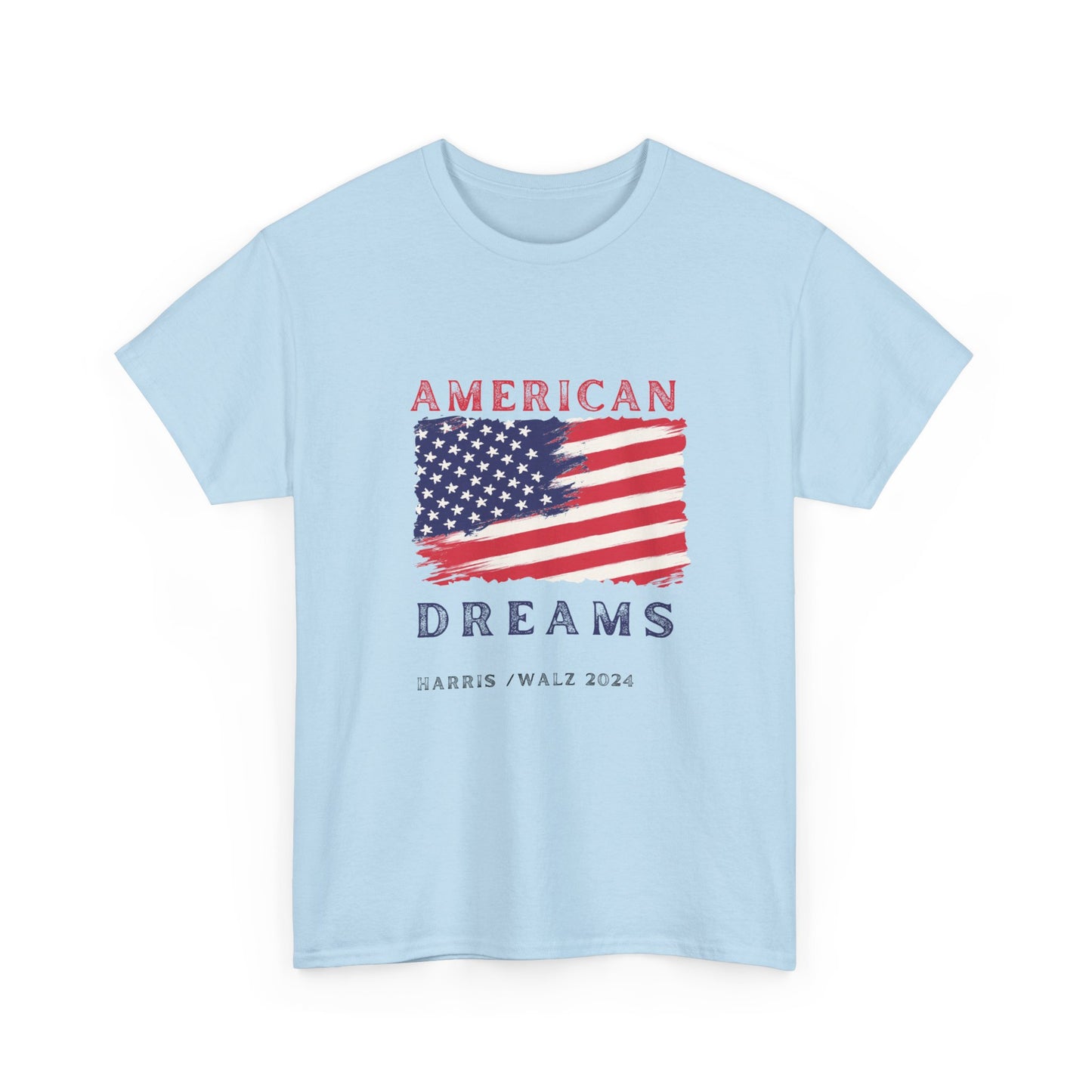 The American Dream Harris/Walz 2024 - Unisex Heavy Cotton Tee