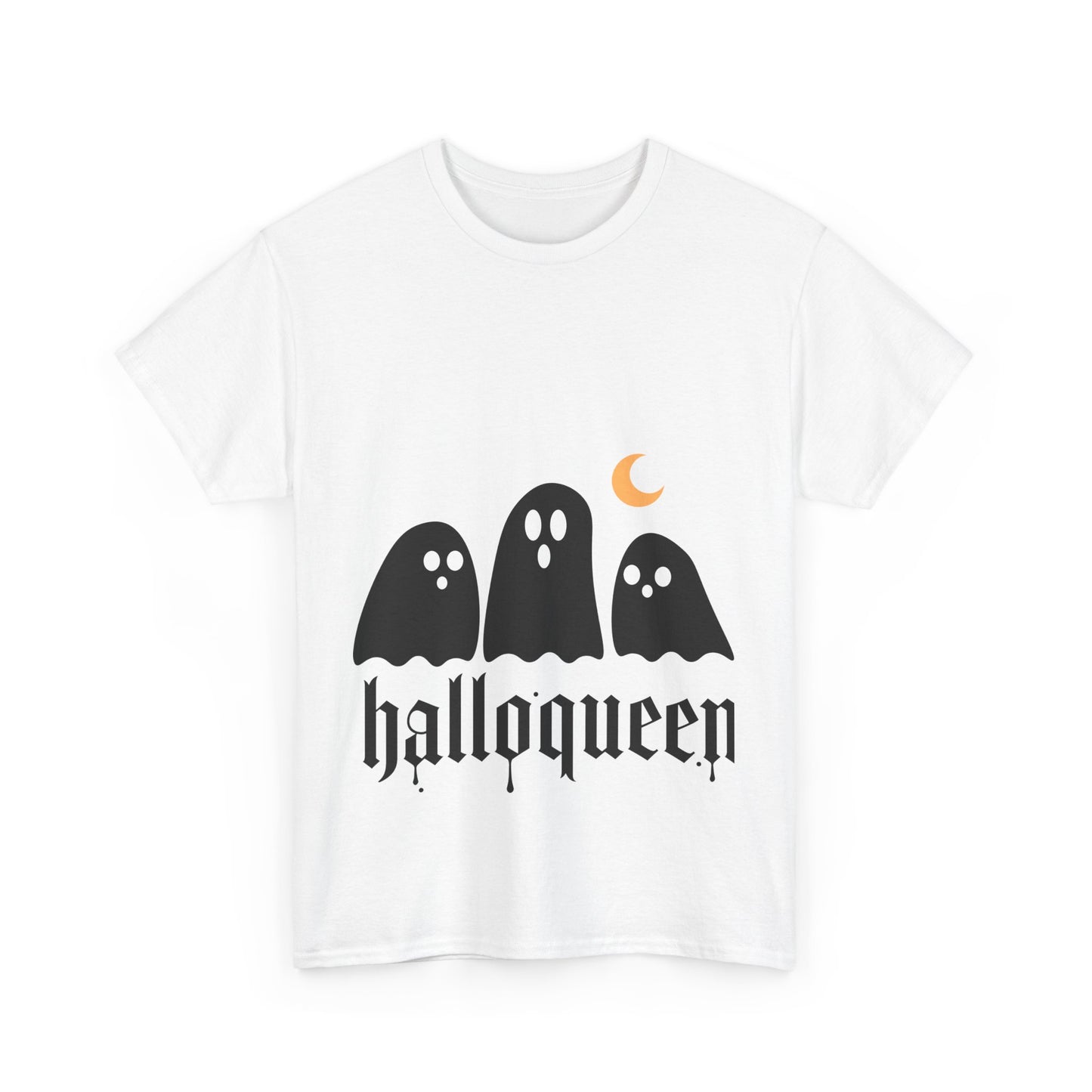 Three Ghost Halloween - Unisex Heavy Cotton Tee