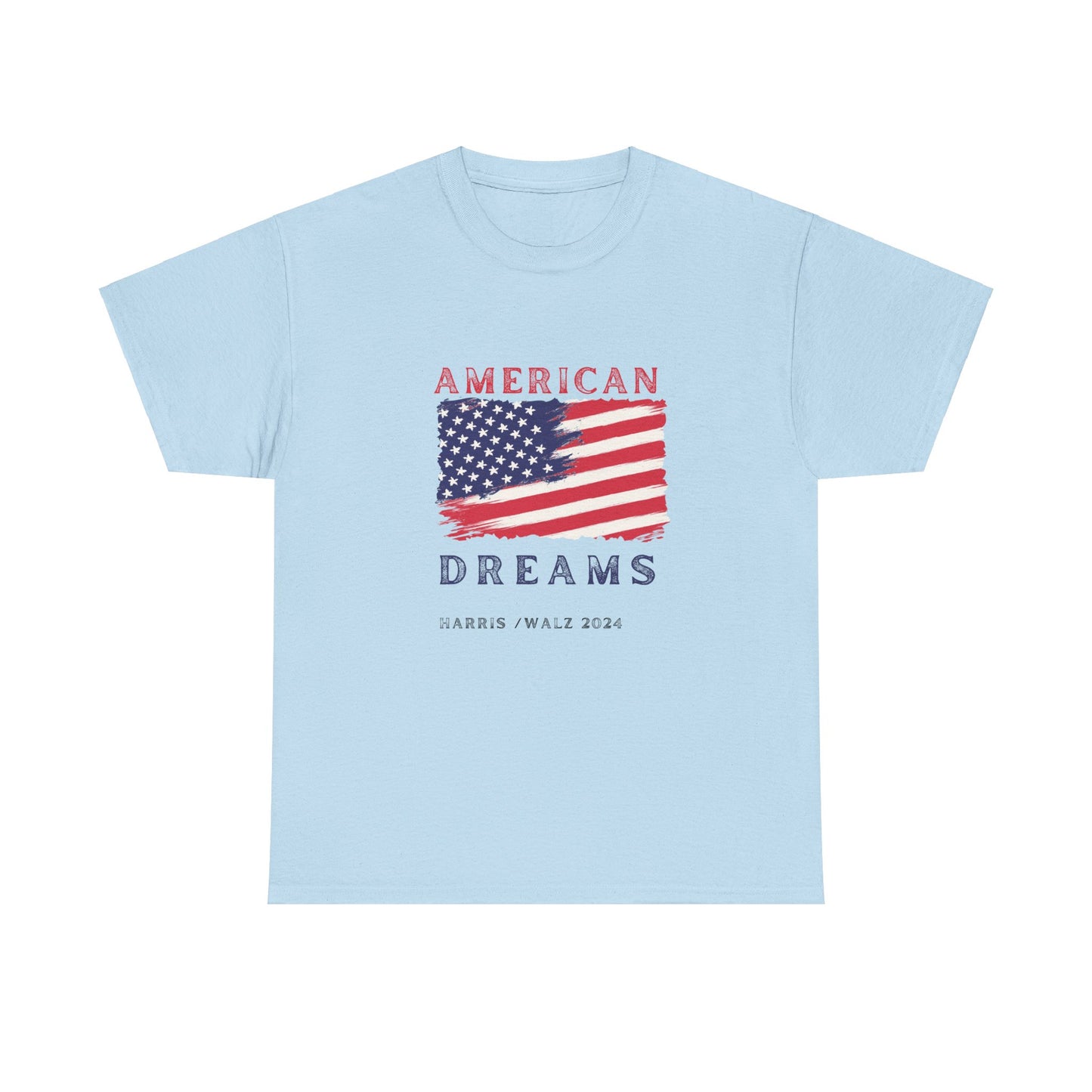 The American Dream Harris/Walz 2024 - Unisex Heavy Cotton Tee