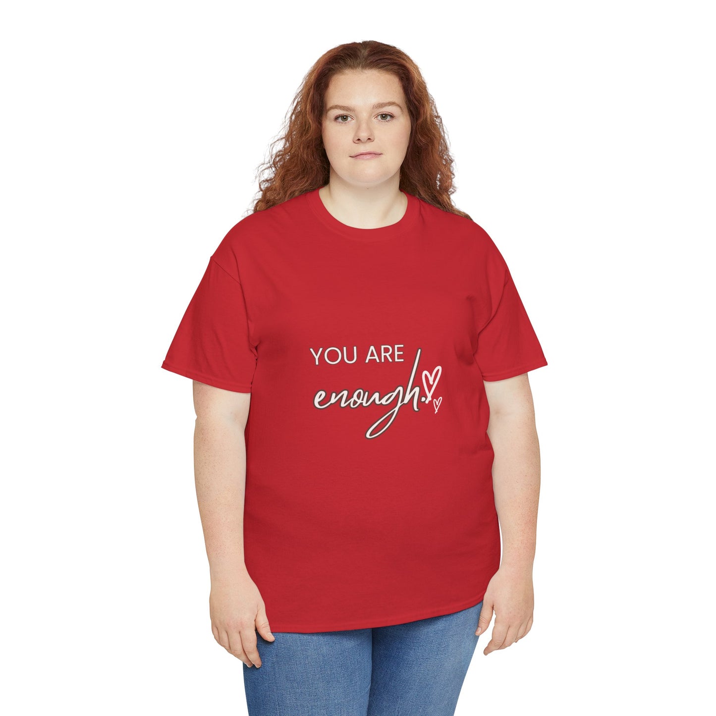 You Are Enough - Unisex Heavy Cotton Tee