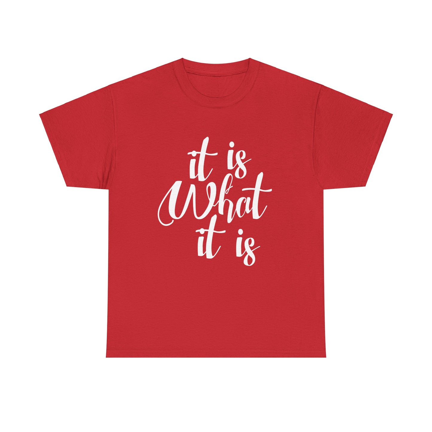 It Is What It Is - Unisex Heavy Cotton Tee