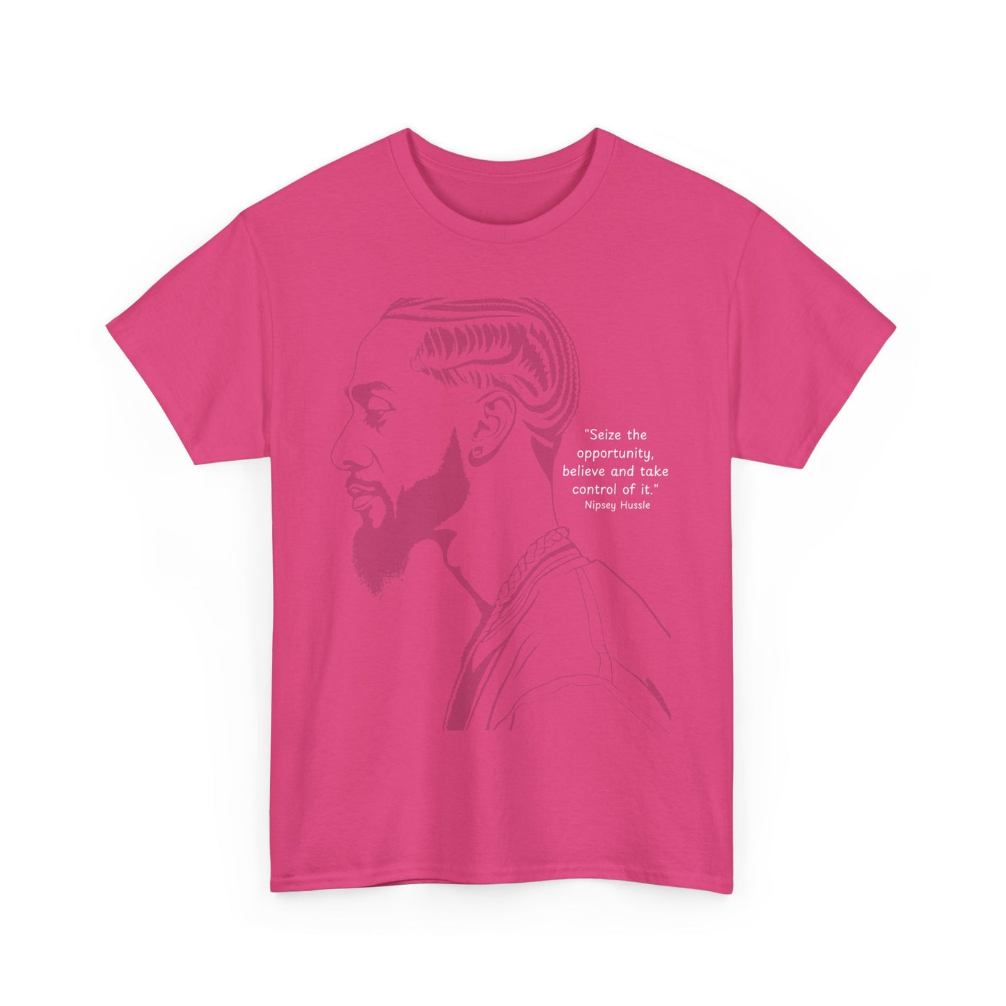 Inspirational Quote Nipsey Hussle - Unisex Heavy Cotton Tee