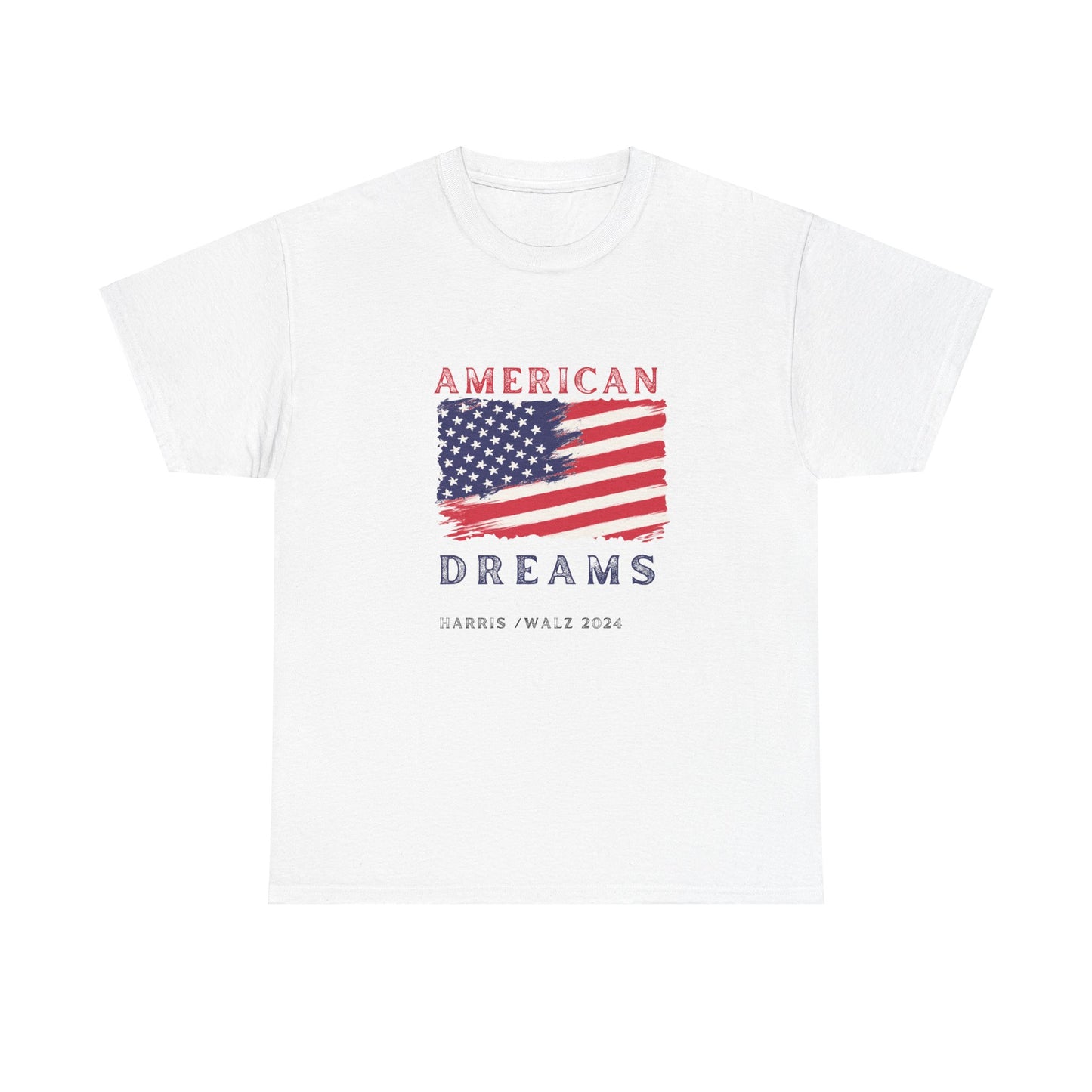 The American Dream Harris/Walz 2024 - Unisex Heavy Cotton Tee