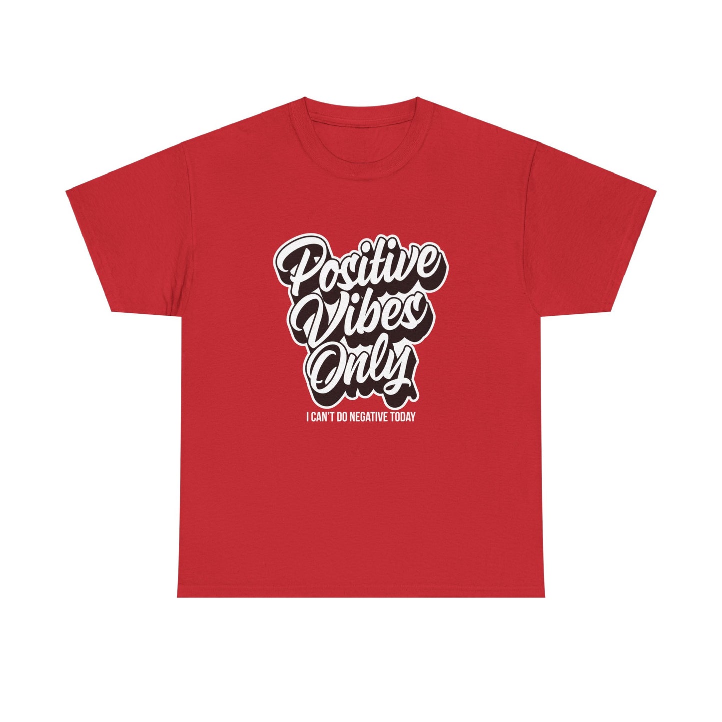 Positive Vibes Only - Unisex Heavy Cotton Tee